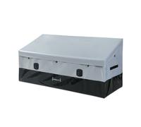 Caja de almacenamiento para exteriores alanno de 560 l - gris/negro [casa.pro]