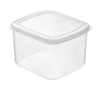 Caja de almacenamiento para frigorífico 1,2 L |Contenedor de Alimentos Transparente para Verduras/Carne/Frutas |Organizador apto para microondas y congelador |Plástico sin BPA.