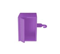 Caja de almacenamiento para llaves de cochera que imita un refugio funcional para automóvil con puerta de apertura para organización de entrada del hogar, caja de almacenamiento de llaves de coche con