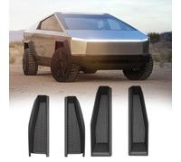 Caja de almacenamiento para manijas de puerta Cybertruck 2024, organizador de 4 piezas, para material ABS/PVC duradero, fácil de instalar, no requiere herramientas, color negro