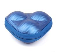 Caja de almacenamiento para pelotas de tenis de mesa, caja rígida de EVA, resistente al agua y a la presión, solución de transporte conveniente (azul)