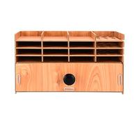 Caja de almacenamiento para piedras de strass, organizador DIY de madera con múltiples niveles y rejillas para piedras de strass, pendientes y collares; soporte para herramientas