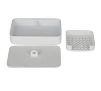 Caja de almacenamiento para polvo de maíz,Contenedor de polvo de arcilla - Estuche de tapping para suministros creativos,Suministros Creación de pendientes