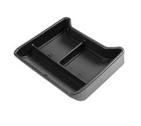 Caja de almacenamiento para reposabrazos central, compatible con id.4 2021-2025 e ID.5 2023-2026, organizador interior del coche de ABS/PVC, negro, fácil montaje para gafas de sol y cables, 26 x 24 x