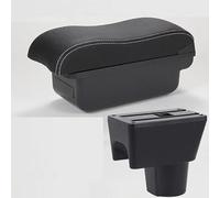 Caja De Almacenamiento Para Reposabrazos Coche, Piezas Reequipamiento Brazo, Interiores, Accesorios, Especial Para Terrano 3 Caja de almacenamiento(C Black white NousB)