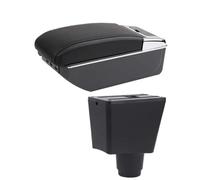 Caja De Almacenamiento Para Reposabrazos De Coche Accesorios Reequipamiento Interior Para Dacia Para Logan 2 Para Dokker(C1 Black line 7 USB)