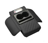 Caja de almacenamiento para reposabrazos de coche, almohadilla para reposabrazos de coche, cubierta de consola central 5 en 1 con 2 bolsas de almacenamiento, ranura para caja de pañuelos, ranura para