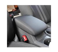 Caja de almacenamiento para reposabrazos de coche Para A3 Q5 A5 Funda de cuero microfibra para reposabrazos central Accesorios para el interior del coche(Gris,For A3 (2014-2019))