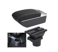 Caja De Almacenamiento Para Reposabrazos De Coche Para VW Para UP(C3 white line 7USB)