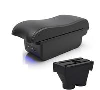 Caja De Almacenamiento Para Reposabrazos De Coche Piezas De Modernización Detalles Interiores Para Peugeot 208 2012-2018(B3 Black white)