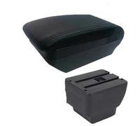 Caja De Almacenamiento Para Reposabrazos De Coche Piezas De Reequipamiento Específicas Para Mazda 2 Demio 2008-2014(F black line)