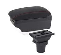 Caja de almacenamiento para reposabrazos de coche Reposabrazos para coche para VW UP 2009-2020, caja de almacenamiento central con USB, piezas interiores(7USB C3)