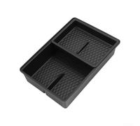 Caja de almacenamiento para reposabrazos de doble capa | para M9 2025 | Organizador de consola central de TPE impermeable con bandeja superior deslizante | Accesorios negros para el interior del