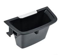 Caja de almacenamiento para reposabrazos para Porsche para Cayenne 9Y0 9YA 2018-2023, organizador de consola central en material ABS TPE negro, accesorio interior del automóvil para mejorar la gestión