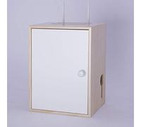 Caja de almacenamiento para router WiFi, caja Internet, caja WiFi, caja de almacenamiento WiFi para router inalámbrico, decodificador, estante, caja de almacenamiento grande de madera maciza, caja de