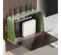 Caja de almacenamiento para router WiFi Livrdious, organizador de cables, caja de conexiones para regleta, compatible con varios escritorios y