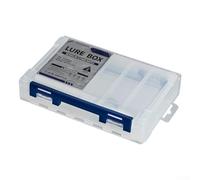 Caja de almacenamiento para señuelos, organizador de aparejos de plástico impermeable de doble cara, diseño de rejilla de 12 o 14, soporte en forma de Y, diseño seguro extendido, transparente