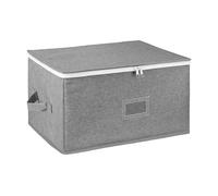 Caja de almacenamiento para tazas | Caja de almacenamiento China para copas de vino con divisores, caja de almacenamiento de copas de vino, organizador de almacenamiento para mesa de buffet