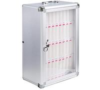 Caja de almacenamiento para teléfono montada en la pared con asa y seguridad, teléfono celular portátil para un fácil transporte y almacenamiento seguro, perfecto para uso doméstico y de oficina