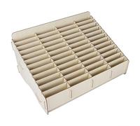 Caja De Almacenamiento Para Teléfono Móvil, Caja De Almacenamiento De Gestión De Teléfono Móvil De Madera De 48 Celdas, Pantalla De Estante De Teléfono De Almacenamiento Conveniente Para Sala De Estar
