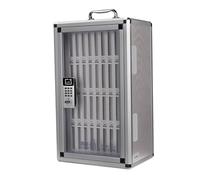 Caja de almacenamiento para teléfono móvil montada en la pared con cerradura electrónica de contraseña, organizador seguro para fábricas, escuelas, oficinas y espacios públicos