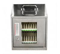 Caja De Almacenamiento para Teléfonos Móviles Montaje En Pared 24/36/48 bits Acero Inoxidable para Empleados/escuelas para La Gestión De Teléfonos Móviles(24bits)