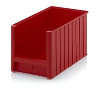 Caja de almacenamiento para visualización (tamaño 5, apilable), color rojo (rojo (similar a RAL3020)