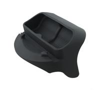 Caja de almacenamiento para volante para Tesla Model Y (2019-2024) y Model 3 (2021-2023), organizador de silicona para automóvil con compartimento para gafas de sol, color negro