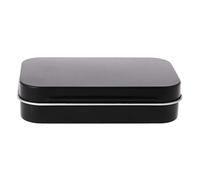 Caja de almacenamiento pequeña joyería caramelo moneda para organizador de llaves lata Flip negro regalos caja de sello organizador cajas baratijas bolsa de viaje mini caja de joyería mini regalos