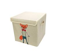 Caja de almacenamiento plegable de juguetes de animales con tapa, cubo de almacenamiento, caja de juguetes/cubos/cestas para niños y niños pequeños Chesy, organizador para guardería, sala de juegos