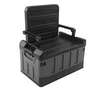 Caja de almacenamiento plegable para coche con Ch 2 en un contenedor portátil para el hogar, los viajes, la pesca - Mi maletín de almacenamiento plegable para exteriores y