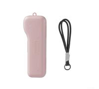 Caja de almacenamiento protectora resistente al agua para DJI para Osmo para bolsillo para 4 Pro construida de material ABS resistente con tapa abatible de seguridad (rosa)