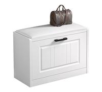 Caja de Almacenamiento, reposapiés otomano, Moderno Taburete para Cambiar Zapatos, Multifuncional, para probar Zapatos, para Puerta de casa, sofá, Almacenamiento, Taburete Redondo