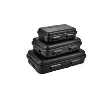 Caja de almacenamiento resistente e impermeable para acampar y deportes acuáticos, mantiene tu equipo seco, Negro (L), Caja rectangular compuesta