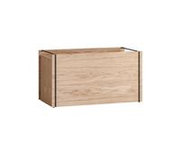 Caja de Almacenamiento Roble/ Negro