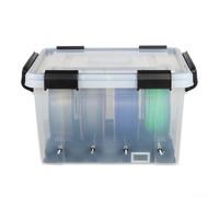 Caja de almacenamiento seco de filamento para impresora 3D, gabinete de control de humedad con higrómetro y desecante de gel de sílice, resistente al polvo PLASpool kit organizador de estuche de