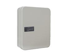 Caja de almacenamiento segura para llaves, 20/28/36 llaves con bloqueo de iones C para el hogar, oficina y taller, caja de seguridad para una fácil clasificación de llaves (S-blanco)