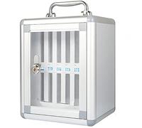 Caja de almacenamiento segura para teléfono móvil montada en la pared, 12 ranuras, para estudiantes, oficinas, fábricas, aulas y cocinas, ideal para soluciones de almacenamiento nized