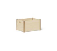 Caja de Almacenamiento Tipo Pilar, Tamaño Mediano, Haya