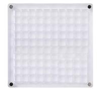 Caja de almacenamiento transparente de 36/64/100 rejillas para uñas y diamantes de imitación, caja de acrílico para exhibición de joyas de uñas