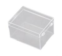 Caja de almacenamiento transparente para CT Specimen ReFor ctangular Organizador de plástico para decoración de escritorio (F)