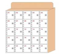 Caja de almacenamiento transparente para teléfono montada en la pared, con cerradura de fábrica, organiza tus dispositivos móviles, ideal para la oficina en casa y venta al por menor, se adapta a