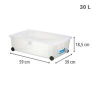 Caja De Almacenamiento Transparente Stefanplast Contenedor Multiusos Ropa