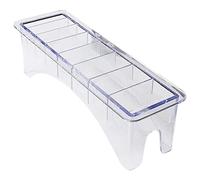 Caja de almacenamiento universal con 8 rejillas para cortar el pelo, peine de límite para calibradores, guía de peinado, organizador