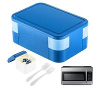 - Caja de almuerzo para adultos, contenedores de alimentos, cajas de salsas, grandes contenedores de caja de almuerzo, caja de almuerzo apilable impermeable para el trabajo, la escuela
