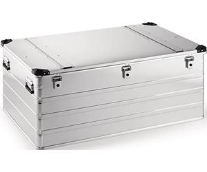 Caja de aluminio L1192xAn790xAl515mm 415l con cierre de bisagra y esquinas de apilado