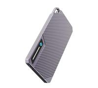 Caja de aluminio para disco duro, doble protocolo, USB C 10 Gb/S, para gaming, PC, ordenador portátil