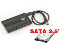 Caja De Aluminio Para Disco Duro SATA 2.5" USB3 SUPERSPEED