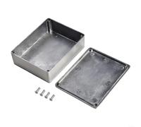 Caja de aluminio para integración de hardware electrónico, incluyendo convertidores de potencia y circuitos analógicos (1590BB (120x95x35mm))