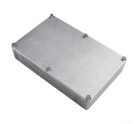 Caja de aluminio para integración de hardware electrónico, incluyendo convertidores de potencia y circuitos analógicos (1590DD (188x120x37mm))